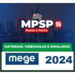 MP SP 96 - Promotor - Ponto a Ponto (MEGE 2024) Ministério Público de São Paulo